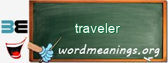 WordMeaning blackboard for traveler